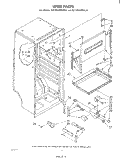 LINER Diagram and Parts List for EL11PCXMWR0  Whirlpool Refrigerator