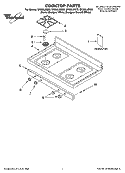 Part Location Diagram of 8274187 Whirlpool GRATE-BRNR
