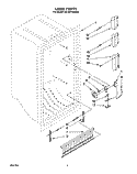 Part Location Diagram of LIT4356900 Whirlpool Use & Care Guide