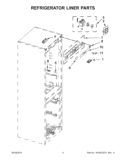 Part Location Diagram of W10506496 Whirlpool COVER, SENSOR