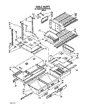 SHELF, LIT/OPTIONAL Diagram and Parts List for ET22RMXZW00  Whirlpool Refrigerator