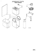 ACCESSORY Diagram and Parts List for TC8700XBP0  Whirlpool Trash Compactor