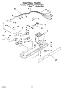Part Location Diagram of 2216587 Whirlpool HARNS-WIRE