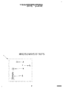 MISCELLANEOUS Diagram and Parts List for KAWE870BWH0  KitchenAid Washer