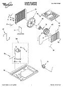 UNIT PARTS Diagram and Parts List for ACM122PS3  Whirlpool Air Conditioner