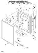 Part Location Diagram of 2188132 Whirlpool Handle Endcap - Short