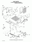 UNIT PARTS Diagram and Parts List for ISC23CNEXW00  Whirlpool Refrigerator