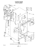 CABINET Diagram and Parts List for TT18CKXWN00  Whirlpool Refrigerator