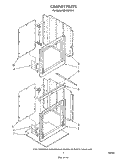 CABINET Diagram and Parts List for RB130PXV0  Whirlpool Wall Oven