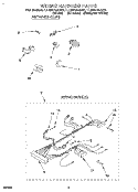 WIRING HARNESS Diagram and Parts List for LLR6144AN0  Whirlpool Washer