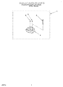SEALED BURNER Diagram and Parts List for SF317PEAN4  Whirlpool Range