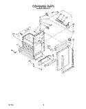 CONTAINER Diagram and Parts List for KUCC151V1  KitchenAid Trash Compactor
