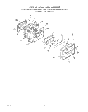 UPPER OVEN PEDESTAL Diagram and Parts List for 1765^0A  Whirlpool Range