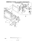 MICROWAVE DOOR AND LATCH , NOT ILLUSTRATED Diagram and Parts List for RHM988PW  Whirlpool Range