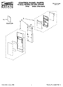 Part Location Diagram of W10163427 Whirlpool PANL-CNTRL