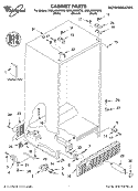CABINET, LITERATURE Diagram and Parts List for GD2LHGXKB00  Whirlpool Refrigerator