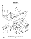 OVEN, LIT/OPTIONAL Diagram and Parts List for RM996PXVW4  Whirlpool Microwave Oven Combo