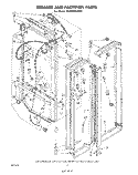 BREAKER AND PARTITION Diagram and Parts List for ED26SSXLWR0  Whirlpool Refrigerator