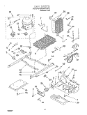 UNIT Diagram and Parts List for KSRS27FGSS13  KitchenAid Refrigerator