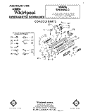 Part Location Diagram of 301939 Whirlpool Lens, Light Indicator