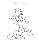MAIN TOP Diagram and Parts List for 2453WAA  Roper Range