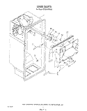 LINER Diagram and Parts List for ET20NKXSW20  Whirlpool Refrigerator
