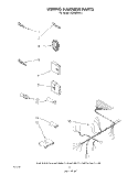 WIRING HARNESS Diagram and Parts List for DU9000XR0  Whirlpool Dishwasher