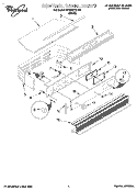 CONTROL PANEL Diagram and Parts List for SB100PEDB2  Whirlpool Wall Oven
