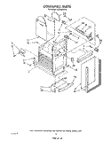 CONTAINER Diagram and Parts List for TU8150XTP0  Whirlpool Trash Compactor