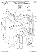 CABINET LINER AND DOOR, LIT/OPTIONAL Diagram and Parts List for GI1500PHB0  Whirlpool Ice Maker