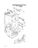 REFRIGERATOR LINER Diagram and Parts List for JWKGN700001  Whirlpool Refrigerator