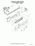 Part Location Diagram of WPW10370315 Whirlpool Console