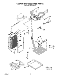 LOWER UNIT AND TUBE Diagram and Parts List for KSSS36DBX01  KitchenAid Refrigerator