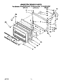 FREEZER DOOR Diagram and Parts List for ET20DMXAN00  Whirlpool Refrigerator