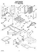 UNIT PARTS Diagram and Parts List for GD5YHAXNL04  Whirlpool Refrigerator