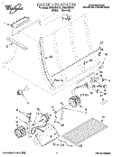 SECTION Diagram and Parts List for RH5336XLN1  Whirlpool Range Hood