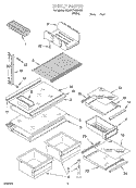 Part Location Diagram of 2197254 Whirlpool SHELF-GLAS