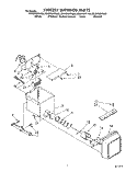FREEZER INTERIOR Diagram and Parts List for ED22DWXTM03  Whirlpool Refrigerator