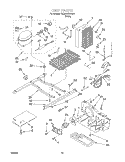 UNIT Diagram and Parts List for 7ED20TQXFW01  Whirlpool Refrigerator