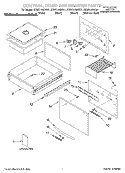 SECTION Diagram and Parts List for KEWD175HBL1  KitchenAid Warming Drawer