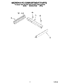 MICROWAVE COMPARTMENT PARTS Diagram and Parts List for KBHC109JSS05  KitchenAid Microwave Oven Combo