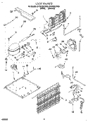 UNIT, LIT/OPTIONAL Diagram and Parts List for RT18HDXDN03  Roper Refrigerator