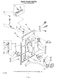 REAR PANEL Diagram and Parts List for KAWE742WWH0  KitchenAid Washer