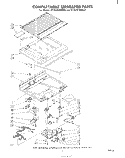 COMPARTMENT SEPARATOR Diagram and Parts List for ET16JK1MWR3  Whirlpool Refrigerator