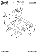 COOKTOP PARTS Diagram and Parts List for TGP314TQ0  Estate Range