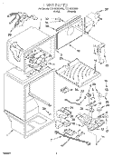 LINER Diagram and Parts List for ET21NKXGN02  Whirlpool Refrigerator