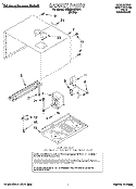 Part Location Diagram of 4313038 Whirlpool WRAPER-CAB