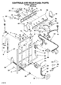 Part Location Diagram of 3956522 Whirlpool HARNS-WIRE