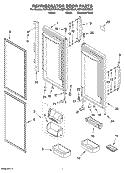Part Location Diagram of 2304832B Whirlpool Handle (Includes 11) (Black)