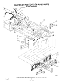 WASHER/DRYER CONTROL PANEL Diagram and Parts List for LT4900XSW3  Whirlpool Washer Dryer Combo